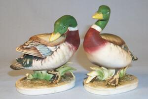 Lefton Porcelain Bisque DUCK Figurines