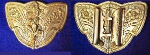 Brass Belt Victorian Buckle - Jewelry