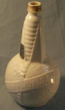 1939 Worlds Fair Milk Glass Vinegar Bottle