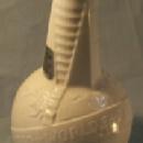 1939 Worlds Fair Milk Glass Vinegar Bottle