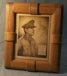World War II Memorabilia Picture & Frame - Military