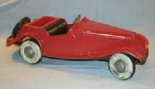 Toy Collectible Red 1954 Doepke MG Car
