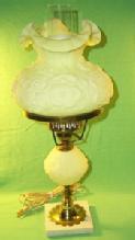 Fenton satin Glass Lamp - Misc. Lighting