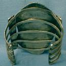Navajo Indian Genuine Turquoise & Silver Cuff - Massive Vintage Ethnographic Jewelry
