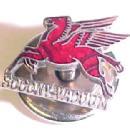 Enameled Mobilegas Pegasus Socony Vacuum - Metals/Buttons & Badges