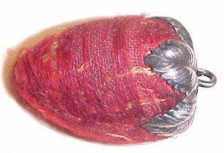 Strawberry Needle Emery - Silver