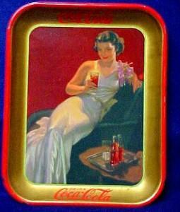 1936 Coca Cola Serving Tray - Advertising