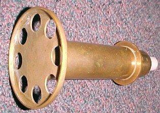TRENCH ART Ship Candle - Metalware
