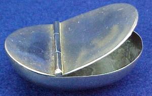 Old Snuff Box SILVER- Tobacciana - Miscellaneous