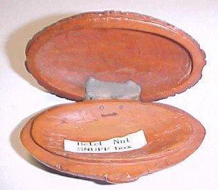 Snuff Box Betel Nut - Tobacciana