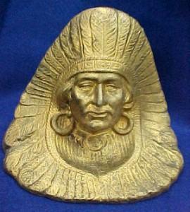 Native American Door Stop - Metalware