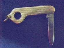 Gold Cigar Cutter - Tobacciana