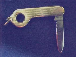 Gold Cigar Cutter - Tobacciana