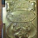 Vintage Advertising Souvenir Siegel Company Note Pad Calendar - Metalware