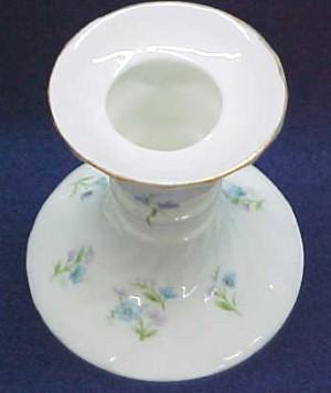 Porcelain Candle Holders Pair - Porcelain/Fine China