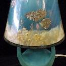 Unique Van Briggle Pottery Lamp with Original shade