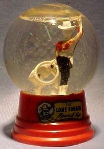 LONE RANGER WESTERN Snow Dome - Toys