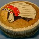 Rare Ottawa Indian Birch Bark & Quill Covered Box -