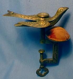 Victorian Brass Sewing Bird - Textiles