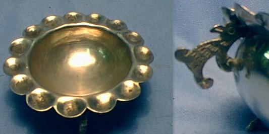 Rabbit Figural Sterling Open Salt Dip - Silver