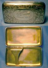 Sterling Cigar Pocket Box - Tobacciana