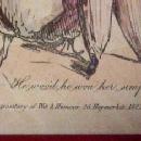 1800's Wit & Humor Print in Frame- FAL