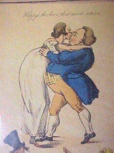 1800's Wit & Humor Print in Frame- FAL