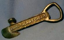 Old Denby Cigar Advertising Box Opener - tobacciana