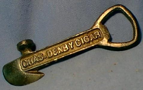 Old Denby Cigar Advertising Box Opener - tobacciana