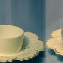 Pottery Porcelain Covered Jam/Honey/Butter Serving