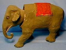 Nodder Paper Mache' Elephant - Toys
