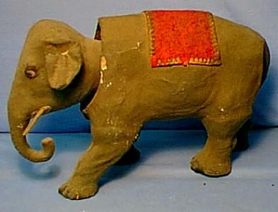 Nodder Paper Mache' Elephant - Toys