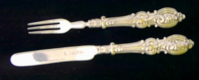 Childs Knife and Fork - Youths Sterling Silver