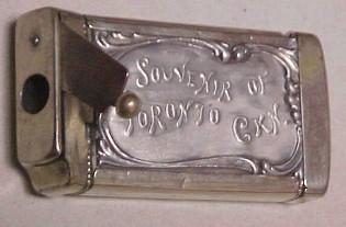 TORONTO Match Safe Cigar Cutter - Tobacciana