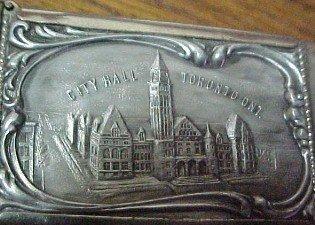 TORONTO Match Safe Cigar Cutter - Tobacciana