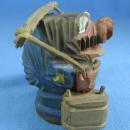 old wood Hand Carved Wooden Knome - Vintage Folk Art