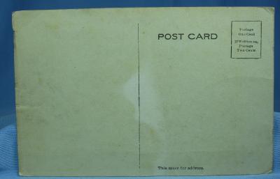 1909 Buster Brown and TIGE Postcard Scrap - Signed OUTCAULT - Advertising for Luttenbacher & Sons New Haven Michigan