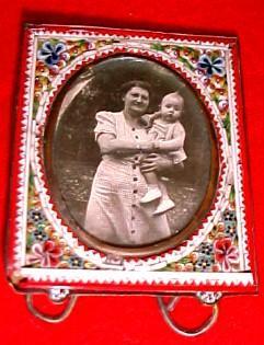 Mosiac Frame Miniature - Porcelain