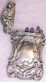 1901 Sterling Matchsafe - Silver