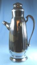 DECO Chrome Cocktail Shaker - Vintage Chrome Shaker OVERSIZE metalware