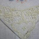 old Embroidered Handkerchief Group - NEW unused Vintage Lace in Original Gift Box - textile