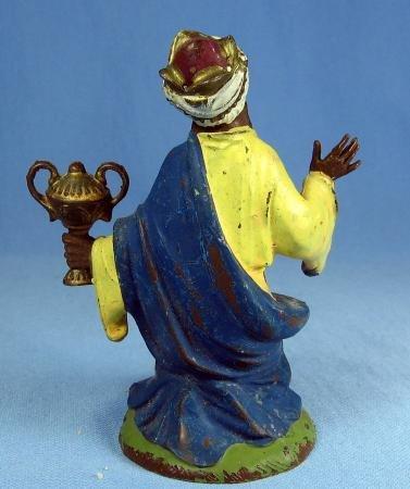 old vintage Enameled Figure - Depose Italy