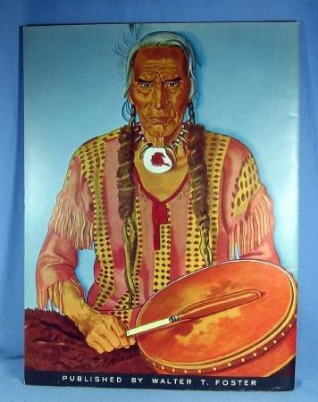 old vintage INDIANS of the Northwest by Winold Reiss - Antique Art Reference Book - Ethnographic