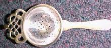 Nickle Silver Tea Strainer - Silver