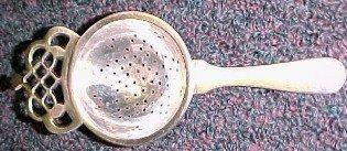 Nickle Silver Tea Strainer - Silver