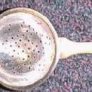Nickle Silver Tea Strainer - Silver