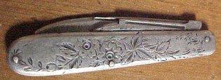 OLd Knife Fruit Sterling - Silver