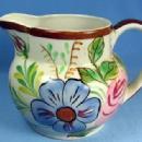 Blue Ridge Pottery PITCHER - Squatty Helen Shape Vintage Florals