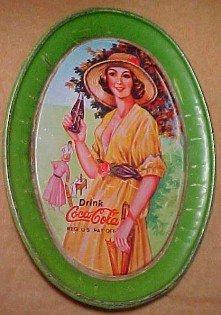 1973 Mini Coca-Cola Tip Tray - Advertising