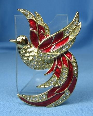 Jewelry GIORGIO Perfume HUMMINGBIRD Brooch - Vintage Estate Jewelry